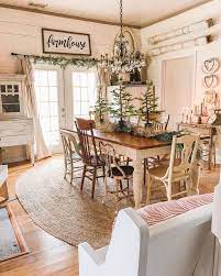 Farmhouse Christmas Decorating Idea Wall Decor Farmhouse Dining Farmhouse Dining Room Farmhouse Kitchen Decor