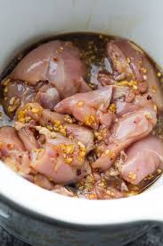 We used boneless skinless thighs to make this recipe. Sticky Slow Cooker Honey Garlic Chicken Thighs Sweet Peas And Saffron
