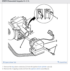 How do you start a 2003 chevy impala without . Ignition Switch Replacement Instructions Key Won 39 T Turn