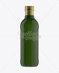 500ml Antique Green Olive Oil Bottle Mockup In Bottle Mockups On Yellow Images Object Mockups