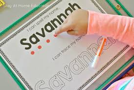 Writing is an excellent tool to pass knowledge from generation to the other. Name Practice Sheets For Preschoolers Stay At Home Educator