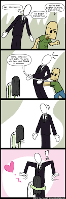slender man isn t scary engracado tirinhas in your face