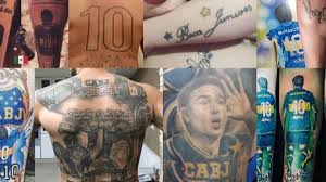 Diego maradona a 35 años del gol del siglo; El Concurso De Riquelme Los Mejores Tatuajes En Su Honor
