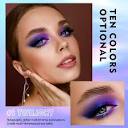 Amazon.com : MAKI YIKA Glitter Eyeshadow Purple Liquid Multichrome ...