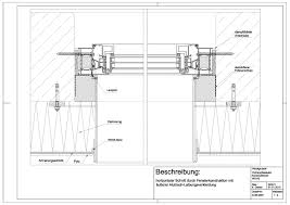 D 06 0007 Horizntaler Schnitt Durch Fensterkonstruktion Mit Ausserer Alublech Leibungsverkleidung Vorhangfassade Fenster Verkleidung
