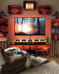 37 Awesome Video Game Room Ideas For Small Rooms Jessica Paster Video Game Room Design Video Game Room Decor Game Room Design