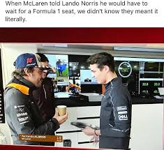 Pin By Michaela On F1 Memes Formula 1 Norris Fun Sports