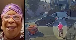 Great-Grandma with Cane Comes to Elderly Neighbor's Rescue and Fends Off  Purse Snatcher