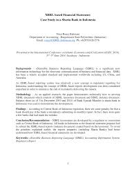 Bank of china plans to announce its first transition bond. Pdf Xbrl Based Financial Statement Case Study In A Sharia Bank In Indonesia