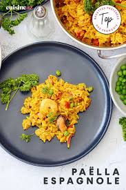 Paella Espagnole Recette En 2020 Paella Recette Alimentation Plat