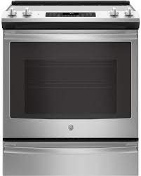 Ge Js760slss 30 Inch Slide In Electric Range With 5 Heating Elements 5 3 Cu Ft Oven Capacity Storage Drawer True Convection Fast Preheat Self Clean Steam In 2021 Convection Range Electric Range Convection