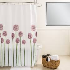 Anytime we find a unique shower curtain idea, you will find it here. Red Barrel Studio Kang Allium Fabric Single Shower Curtain Reviews Wayfair