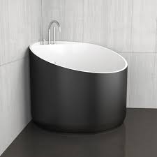 Freistehende Badewanne Eck Aus Acryl Mini Black Glass Design Srl Badezimmer Klein Badezimmer Badezimmer Renovierungen