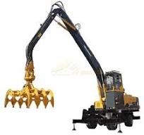 40 Ton Hydraulic Wheel Excavator with Grapple/Log Grab ...