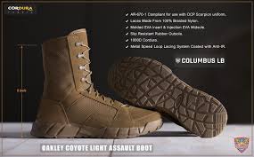 Oakley Coyote Light Assault Boot Oakley Military Boot Coyote Cordura Columbus Columbuslb Columbuslebanon Tripoli Lebanon Boots Combat Boots Oakley
