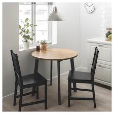 Gamlared Stefan Table And 2 Chairs Light Antique Stain Brown Black Ikea Dining Room Small Small Kitchen Tables Small Dining Table