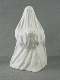 Us & many other countries, item: Halloween Ghost With Pumpkin Ceramic Bisque Ready To Paint In Etsy Ceramic Bisque Pumpkin Ceramic Ceramic Bisque Ready To Paint