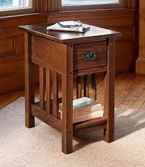 Mission Side Table End Tables Free Shipping At L L Bean Craftsman Style Furniture Mission Style Furniture Mission Furniture
