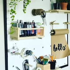 And as i had a large empty space, what i really needed was a large framed pegboard that would be functional as well as pretty. Made A Giant Pegboard For My Craft Room Crafts