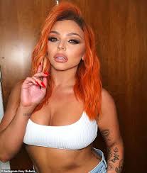 Jesy nelson source is your ultimate source for everything about the little mix member, jesy nelson. Jesy Nelson Sports Fiery Orange Tresses As She Flashes Her Abs In White Crop Top Daily Mail Online