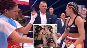 Polish boxer ewa brodnicka was slapped in the face by her rival edith soledad matthysse during the weighing in preparation for the tymex boxing night 9 gala on 4 october, following the pole's attempt. Kiss And Make Up Polish Boxer Gets Middle Finger From Rival On Claiming Decision Win As Weigh In Row Continues To Rumble Rt Sport News