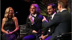 On the greek box, it appeared a woman immediately, probably his mother. Stefanos Tsitsipas Loves Roger Federer Says Mother Youtube
