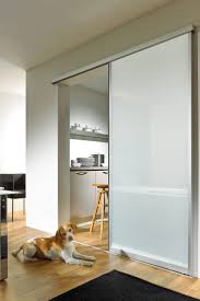 Glasschiebetur Mit Aluminiumrahmen Und Milchglas Schiebetur Glastur Mil Sozial Club Sliding Glass Door Glass Door Glass Doors Interior