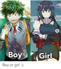 Boys vs girls, new york, new york. En Boygirl Boy Or Girl Anime Meme On Me Me