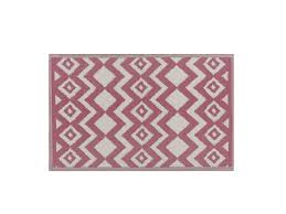 Teppiche in rosa in verschiedenen designs & größen schnelle lieferung 0€ versandkosten kauf auf.teppiche in rosa. Outdoor Teppich Rosa 120 X 180 Cm Zickzackmuster Dewas Beliani De