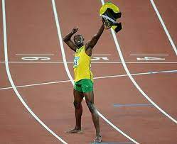 Credence collections usain bolt most popular running pose hd poster 12 x 16. Usain Bolt S Victory Pose Origin Explained