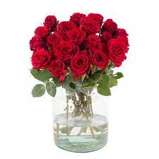 Benchmark bouquets flowering fields, with vase (fresh cut flowers). Flower Delivery Germany Online Florist Germany