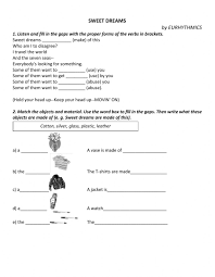 Check spelling or type a new query. Sweet Dreams Worksheet