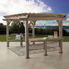 14 X10 Pergola From Sam S Club Outdoor Pergola Backyard Pergola Pergola Patio