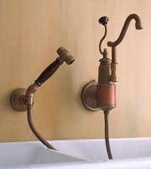 installing a wall mounted faucet and