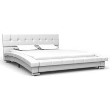Sparen sie bis zu 70% | westwing. Bettgestell Kunstleder Weiss 120x190 Cm