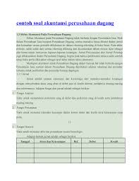 Soal dan pembahasan siklus akuntansi perusahaan dagang. Https Pdfcoffee Com Download Contoh Soal Akuntansi Perusahaan Dagang 5 Pdf Free Html
