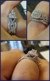 Custom Wedding Band To Go With The Vera Wang Love Collection Engagement Ring So Happy It S Custom Wedding Rings Engagement Ring White Gold Engagement Rings