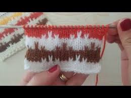 Cok Begenilen Renkli Orgu Modeli Renkli Zikzaklar Orgu Modelleri Youtube Orgu Baby Knitting Patterns Zikzak