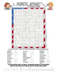 An alternate version, western union's phonetic alphabet, is presented in case the nato version sounds too. Phonetic Alphabet Morse Code Word Search Puzzle Worksheet By Mrworksheet