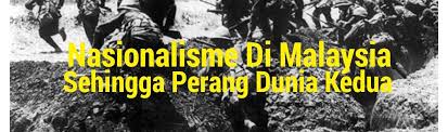 Perang dunia ii memberikan dampak di bidang ekonomi, di antaranya: Gerakan Nasionalisme Semasa Perang Dunia Kedua Sutori
