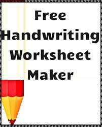 Make alphabet worksheets or spelling practice sheets. Pinterest Handwriting Worksheet Maker Worksheet Maker Free Handwriting Worksheets