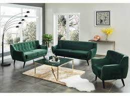 Son velours tout doux vous offrira un confort d'exception ! Canape 2 Places Scandinave En Velours Vert Sapin Serti