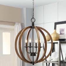 It consists of a wire and ceiling medallion, which will act as a backbone to your globe. Rustic Chandelier Lighting 24 Light Fixture Orb Sphere Pendant Wood Globe Round Rustic Chandelier Wood Chandelier Orb Chandelier