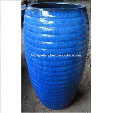 Add some everlasting color to your patio or garden with this trio of deep blue planters. Tall Outdoor Planters Glazed Ceramic Garden Pots Vietnam Pottery Supplier Buy Glazed Ceramic Vietnam Ceramic Planter Flower Pots Product On Alibaba Com