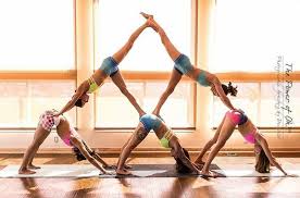 Beautiful Downdog Pyramid Human Pyramid Acro Yoga What Is Asana