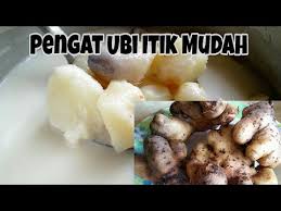 1 ketul kecil ubi keledek kuning; Resepi Pengat Ubi Keledek Kelantan