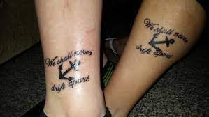 Me And Amys Matching Best Friend Anchor Tattoos Tattoos Matching Cousin Tattoos Cousin Tattoos