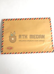 Amplop coklat tali airmail 310 ukuran folio 10 lembar: Harga Amplop Coklat Tali 311 Airmail Di Medan Atk Medan