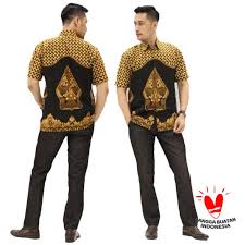 Kemeja batik, kemeja casual, baju batik, atasan batik, baju atasan batik desain sendiri. Jual Batik Naufa Kencana Batik Kemeja Pria Lengan Pendek Nk 010 Terbaru Juni 2021 Blibli