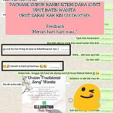 ️ ambil masa 1 jam dan satu badan akan diurut, insyaa allah anda akan dapat rasakan perbezaan yang nyaman. Urutan Saraf Tradisional Kak Kin Rugilah Kalau Isteri Isteri Atau Bakal Pengantin Yang Title Janda Balu Tak Amik Package Urut Utk Seri Batin Wanita Kat Malaysia Ni Yang Top Setau Kak Kin Di